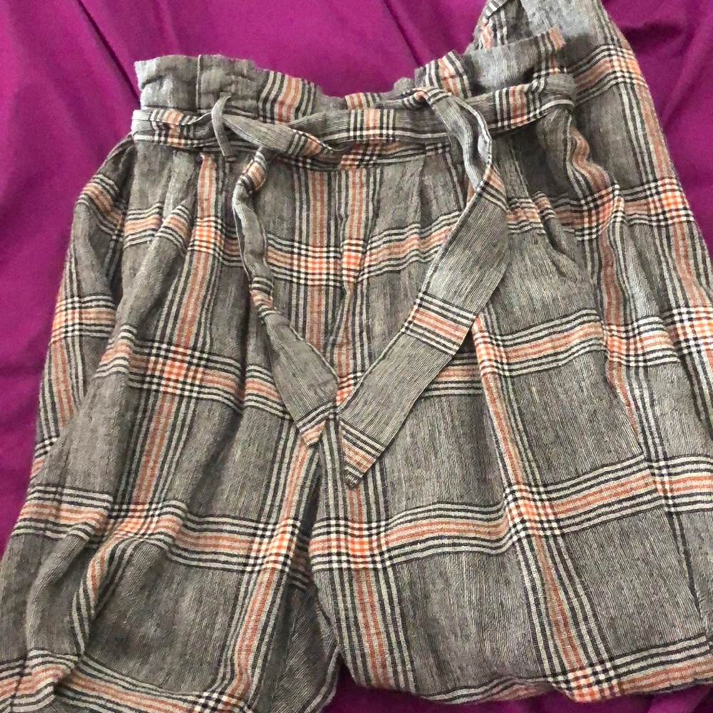 Bershka paper bag pants